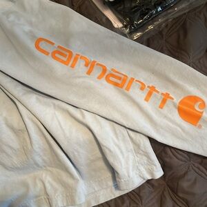 Carhartt Men's Light Blue Long Sleeve Shirt